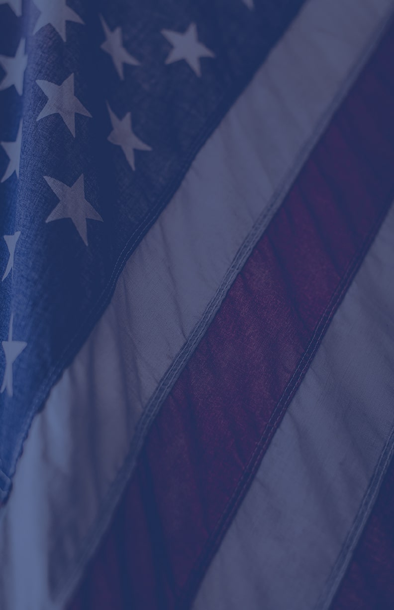 Decorative American flag background